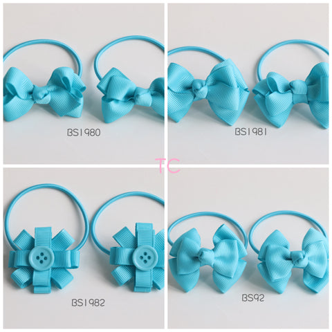 School Hair Ties in Sky Blue/ Maryknoll Convent School (BS1980-BS1982)