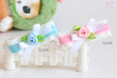 高貴絲絨玫瑰頭夾 (TC474-TC475)
