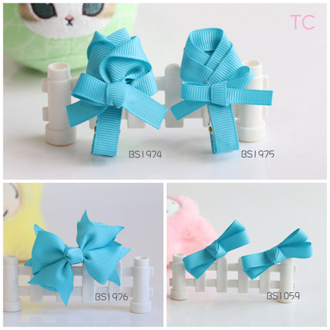 School Hair Clips in Sky Blue/ Maryknoll Convent School (BS1974-BS1976)