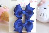 Royal Blue School Hair Clips for DGJS(one pair) (BS1126)