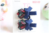 School Rose Hair Clips for St Paul's Convent School (one pair) (BS2122）