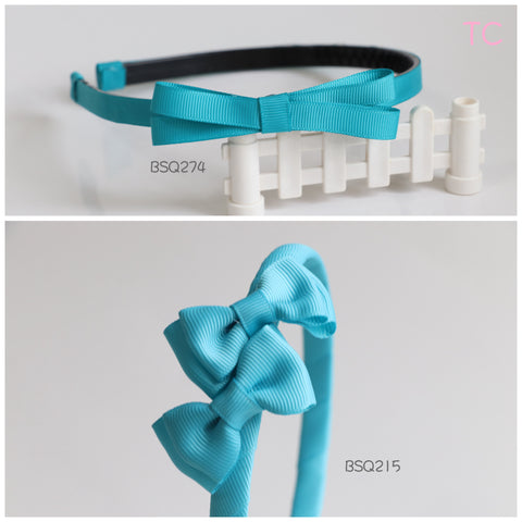 School Headband in Sky Blue/ Maryknoll Convent School (BSQ274)