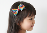 Classic Striped Bow Hair Clips (BC211-BC220)