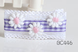 格仔花花髮夾 (BC443-BC446)