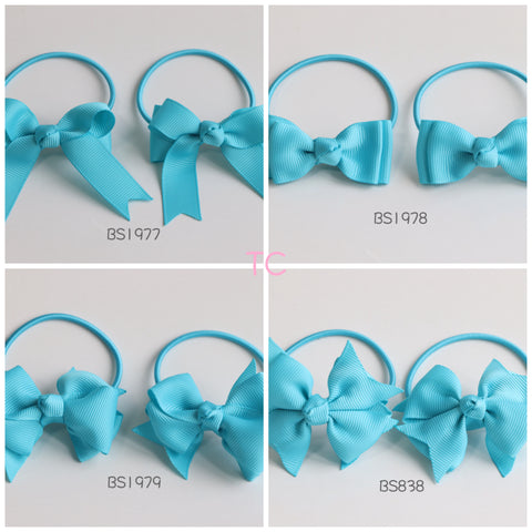 School Hair Ties in Sky Blue/ Maryknoll Convent School (BS1977-BS1979)