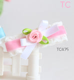 高貴絲絨玫瑰頭夾 (TC474-TC475)