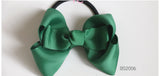 School Hair Ties with Big Bow, Forest Green/ Good Hope School (BS2005-BS2006)