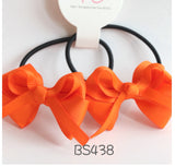 School Hair Ties in Orange, HKUGA Primary School/ St. Mary‘s Canossian School (BS437-BS440)