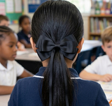 School Hair Ties in Black (BS998-BS1000)