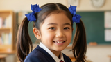 寶藍色拔萃女小學頭飾 (BS732-BS735)