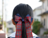 Gingham Big Bow School Hair Ties for St Paul's Convent School / Marymount Primary School (BS1705-BS1706)