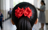 School Hair Accessories in Red (BS1611)