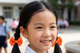 School Hair Ties in Orange, HKUGA Primary School/ St. Mary‘s Canossian School (BS2033)