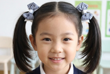 Pretty Gingham Hair Ties (blue/ red/ pink)(T119,T160,T98)