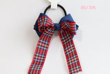 Gingham Big Bow School Hair Ties for St Paul's Convent School / Marymount Primary School (BS1705)