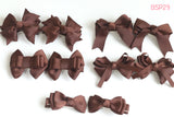 Discounted Package of School Hair Clips in Brown (BSP23)