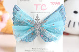 Elegant Handmade Frozen Elsa Princess Hair Clips  (TC550)