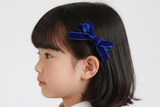 Velvet School Hair Accessories in Royal Blue/ of DGJS (BS1431-BS1434)