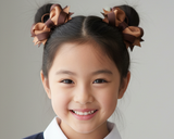School Hair Accessories in Brown (BS1717-BS1721)