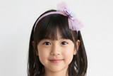 Tulle Headband with Butterfly (Pink/ Purple/Yellow) (QCNY53-QCNY55)
