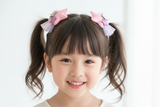 Glitter Pink Hair Ties (T222)
