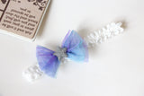 Purple and Silver Star Baby Headband (BB156)