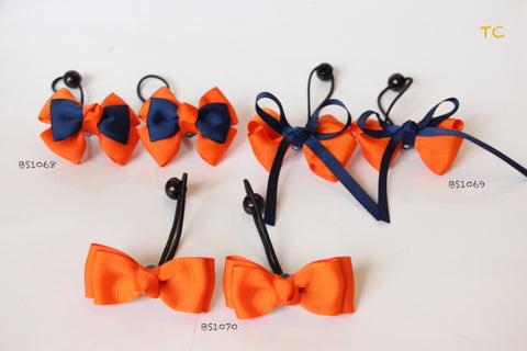 School Hair Accessories, Orange/ Beige/ HKUGAP/ St Mary (BS1068-BS1070)