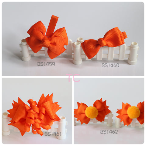 School Hair Accessories, Orange/ Beige/ HKUGAP/ St Mary (BS1459-BS1462)