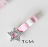 Pink Bows Hair Clips (TC64-TC66)