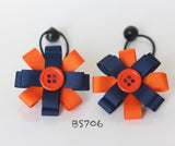 School Hair Accessories, Orange/ Beige/ HKUGAP/ St Mary (BS702-BS707)