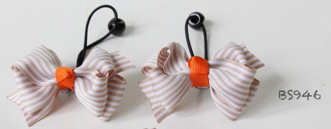 School Hair Accessories, Orange/ Beige/ HKUGAP/ St Mary (BS946-BS948)