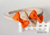 School Hair Accessories, Orange/ Beige/ HKUGAP/ St Mary (BS884-BS887)