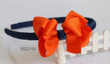 School Hair Accessories, Orange/ Beige/ HKUGAP/ St Mary (BSQ153-BSQ154)