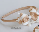 School Hair Accessories, Orange/ Beige/ HKUGAP/ St Mary (BS1467-BS1468)